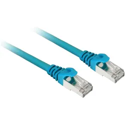 Sharkoon patch network cable SFTP, RJ-45, with Cat.7a raw cable (mėlynas, 10 meters) (SFTP, 10 m), Netzwerkkabel