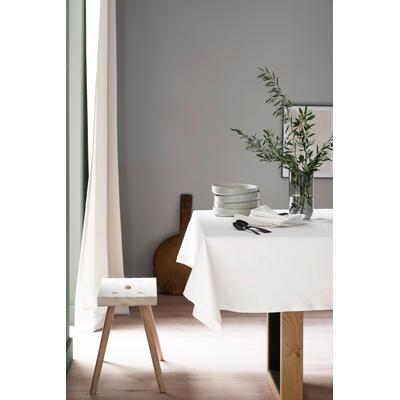 Tischdecke "Base", weiß (creme), B:140cm L:260cm, Baumwolle, SCHÖNER WOHNEN-KOLLEKTION, Tischdecken, Tischdecke, aus reiner, sanforisierter Baumwolle