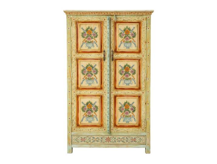 Marrakesch Orient & Mediterran Interior Highboard Highboard Ritika, aus Massivholz, handbemalt, handgeschnitzt 150 cm (1 St), Handarbeit
