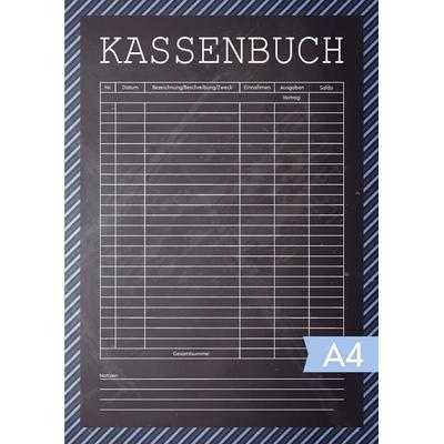 Kassenbuch DIN A4 für Kleinunternehmer, Vereine, Haushalt usw. | für Einnahmen-Ausgaben ohne MwSt., Taschenbuch von Kassenklar by Kattos, Kontoklar by