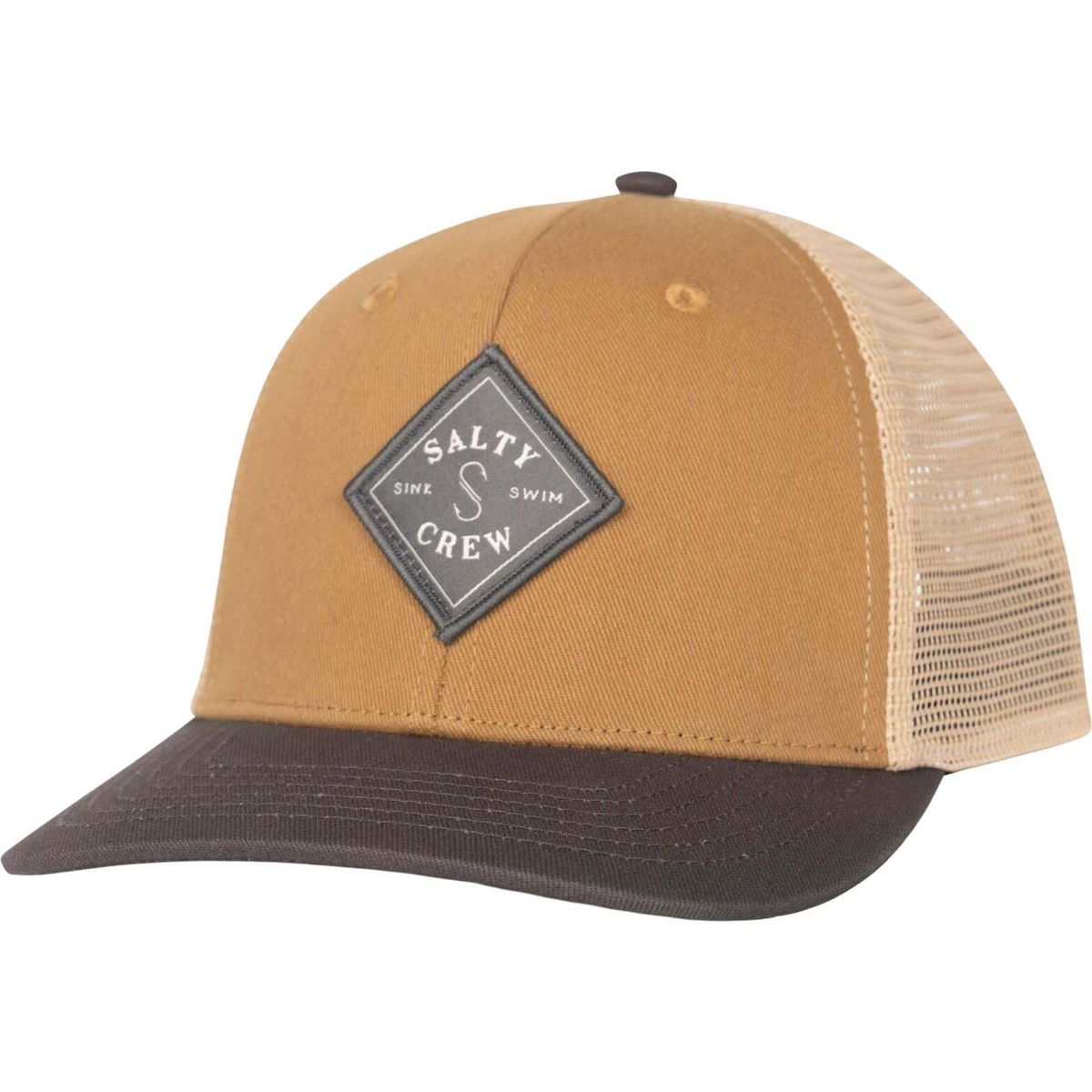 Salty Crew Sealine Boys Retro Trucker bone brown/iron (BB/IRN) 1Sz 35035228Y-BB/IRN-1Sz