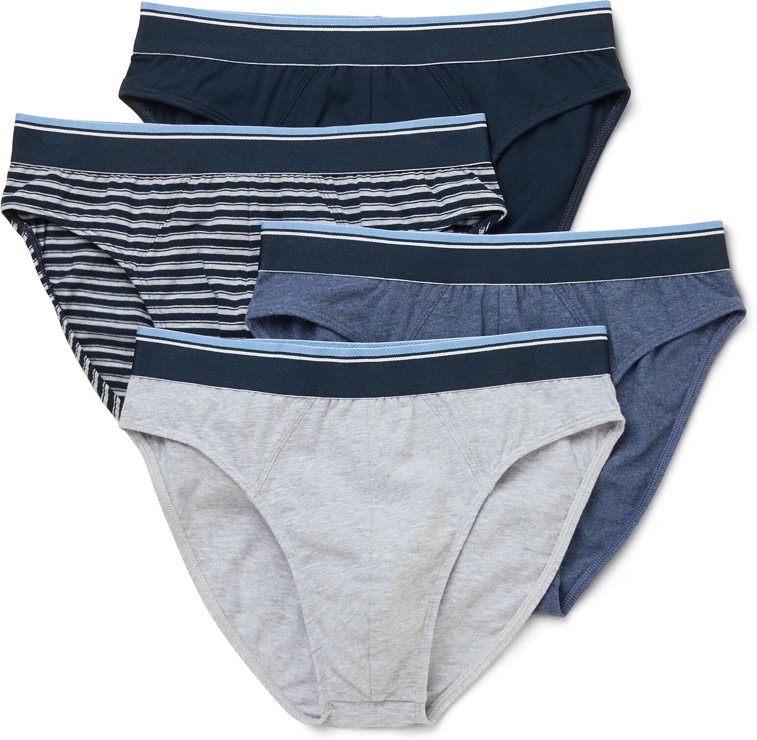 Tchibo - 4 Slips - Herren - Gr. L/6 - dunkelblau