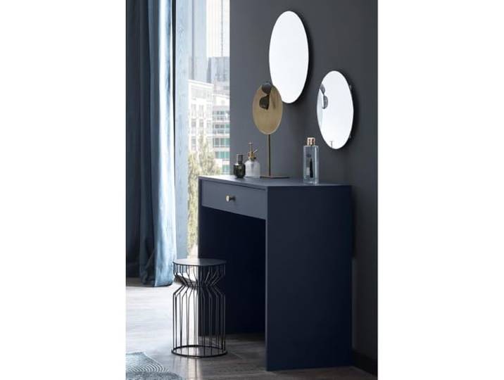 Lomadox Schlafzimmer Set 2-teilig mit Spiegel, Schminktisch in blau