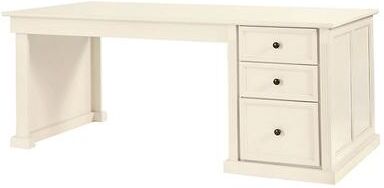 Tuscan Desk Return - Off White - Ballard Designs