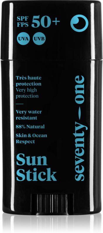 SeventyOne The Ocean Blue crème solaire en stick SPF 50+ 15 g