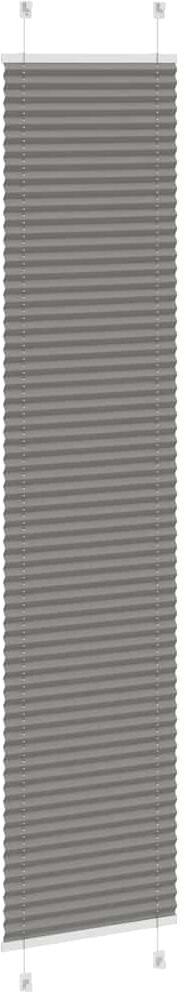vidaXL Store plissé anthracite 40x200 cm largeur du tissu 39,4 cm