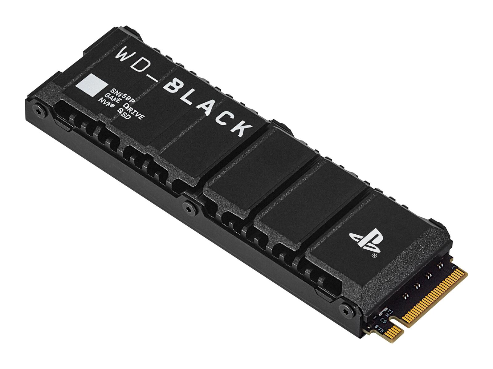 Western Digital WD_BLACK SN850P M.2 SSD intern 8 TB mit integriertem Kühlkörper, für PS5 WDBBYV0080BNC-WRSN