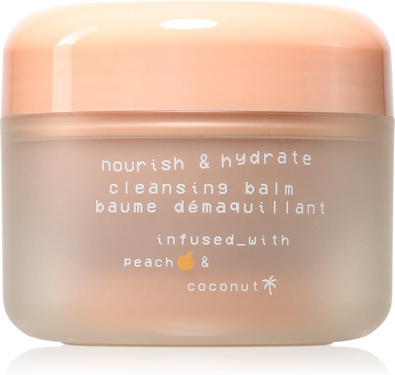 Glow Hub Nourish & Hydrate nourishing cleansing balm with peach extract 100 g