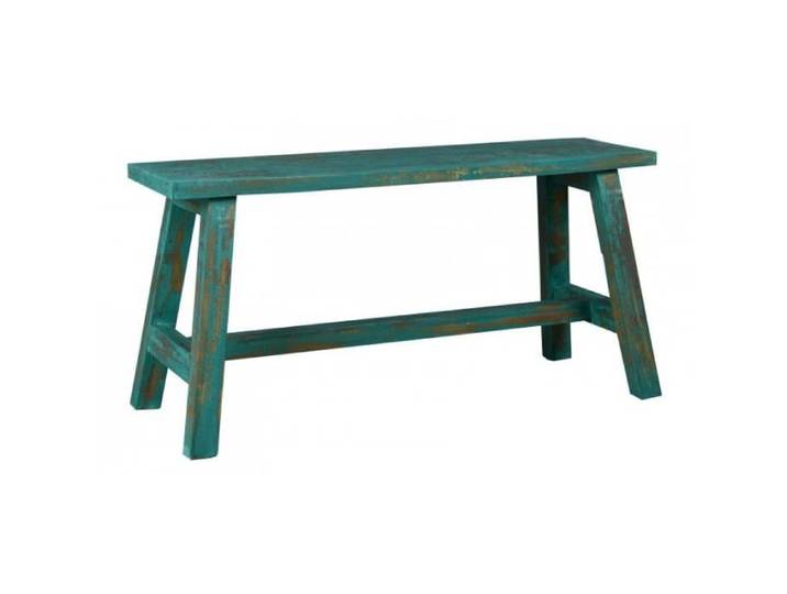Banc - Vintage - Acajou - Vert vieilli - 90x25x45 cm - Extérieur