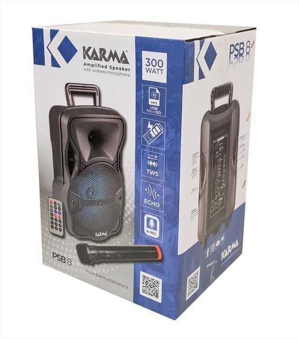 KARMA Diffusore Amplificato A Batterie Lx 8-nero