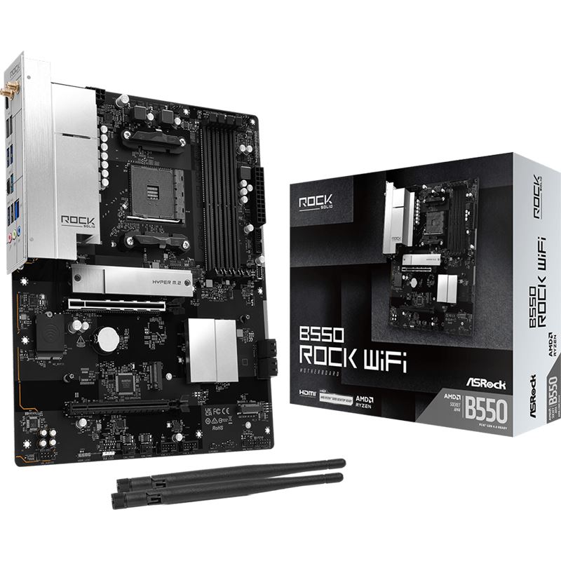 ASRock B550 ROCK WiFi AM4 DDR4 90-MXBV20-A0UAYZ retail
