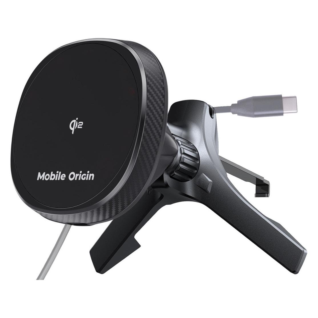 Mobile Origin Wireless Car Vent Qi2 Charger CA15 (MO-WCVCH-CA15)