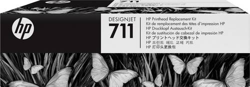 HP Druckkopf 711 Original Schwarz, Cyan, Magenta, Gelb C1Q10A
