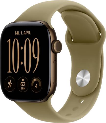 Apple Watch Series 12 GPS 42mm Aluminiumgehäuse Sport Band Oliv S/M