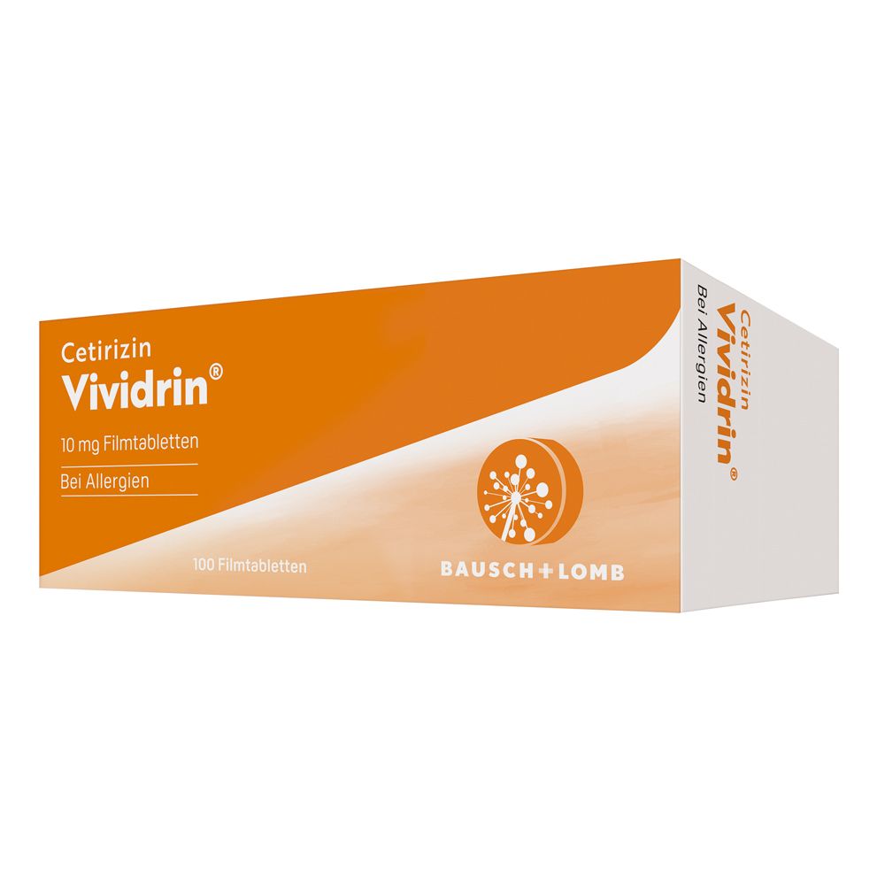 Cetirizin Vividrin 10 mg Filmtabletten 100 St