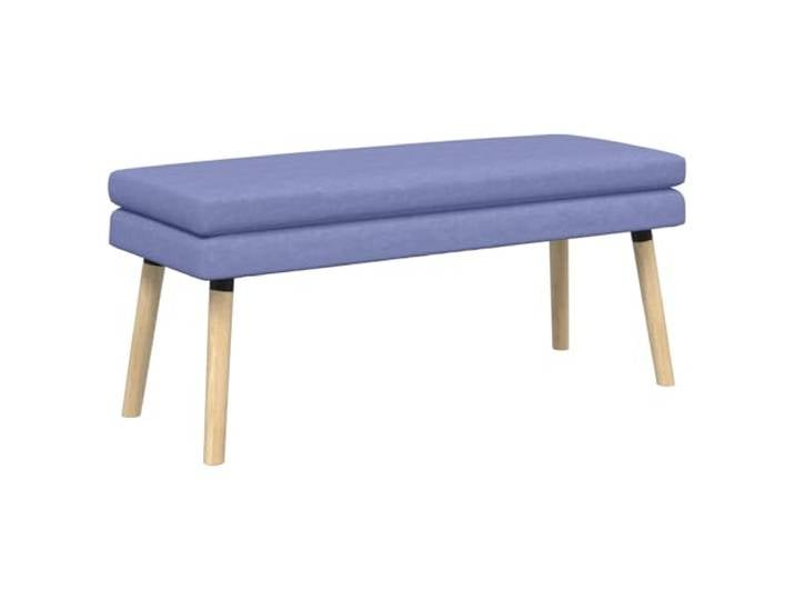 GHVBNMF Doppellagige Polsterbank 110x40x47 cm Sitzbank Jeansblau Doppellagige Polsterbank mit Kautschukholz-Beinen für Schlafzimmer, Flur und Wohnzimmer, belastbar bis 110 kg.