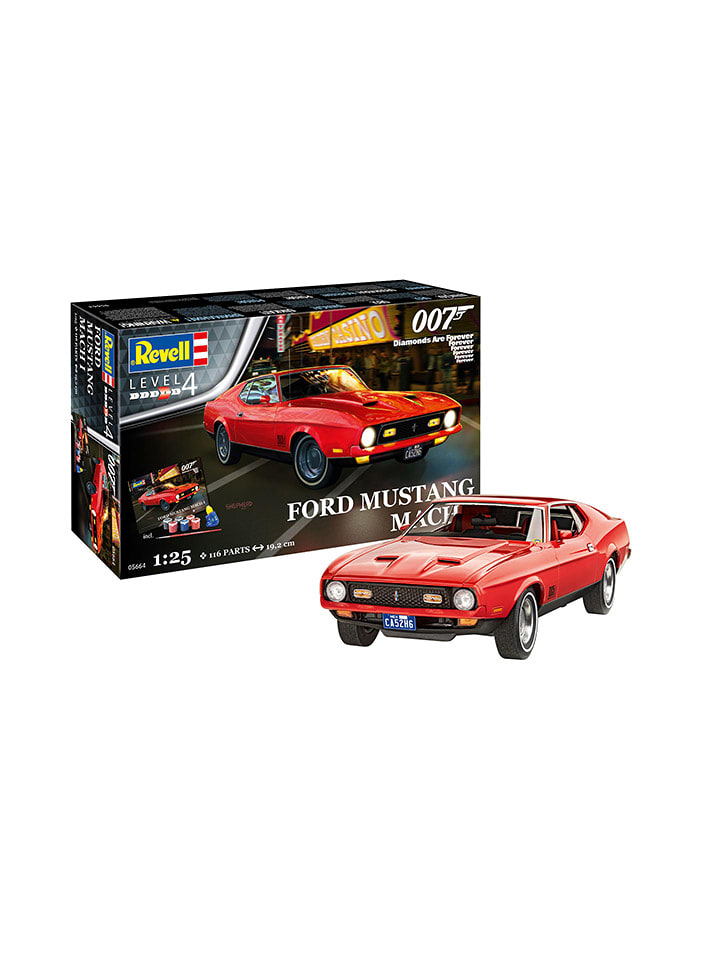 Revell Modellbausatz "James Bond Ford Mustang Mach I" in Rot - ab 12 Jahren - onesize