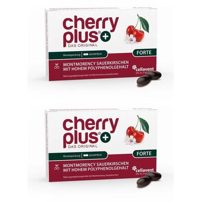 Cherry Plus Forte 43mg Polyphenole 6mg Zink Weichk 2x 2x60 St Weichkapseln