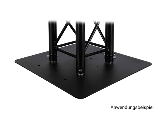 Showgear Universal Bodenplatte 600, Stahl, für 30er Traversen