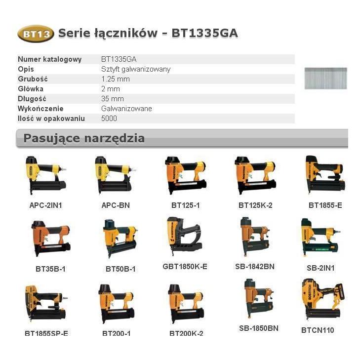 Bostitch Brad-Nägel (BT1335GA)