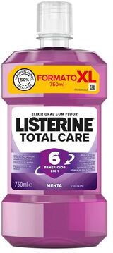 Listerine Elixir Oral com Flúor Total Care 6 em 1 750 ml