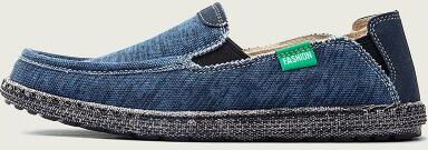 LightInthebox Men's Loafers Slip-Ons Comfort Loafers Canvas Comfortable Slip Resistant Loafer Blue Khaki Gray