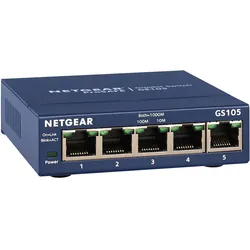 NETGEAR GS105GE Unmanaged Switch [5x Gigabit Ethernet]