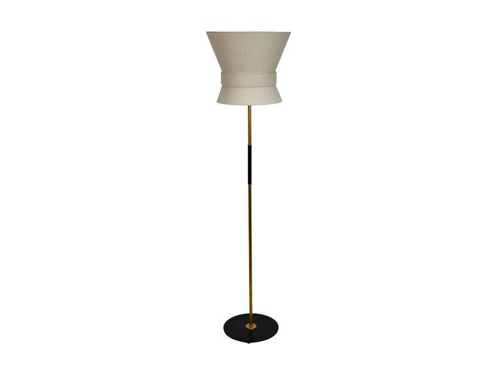 Örsjö Belysning Bow Stehleuchte Schwarz-cream white, large 159 cm