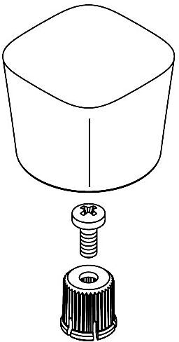 Hansgrohe Griff Logis Standventil chrom 92237000
