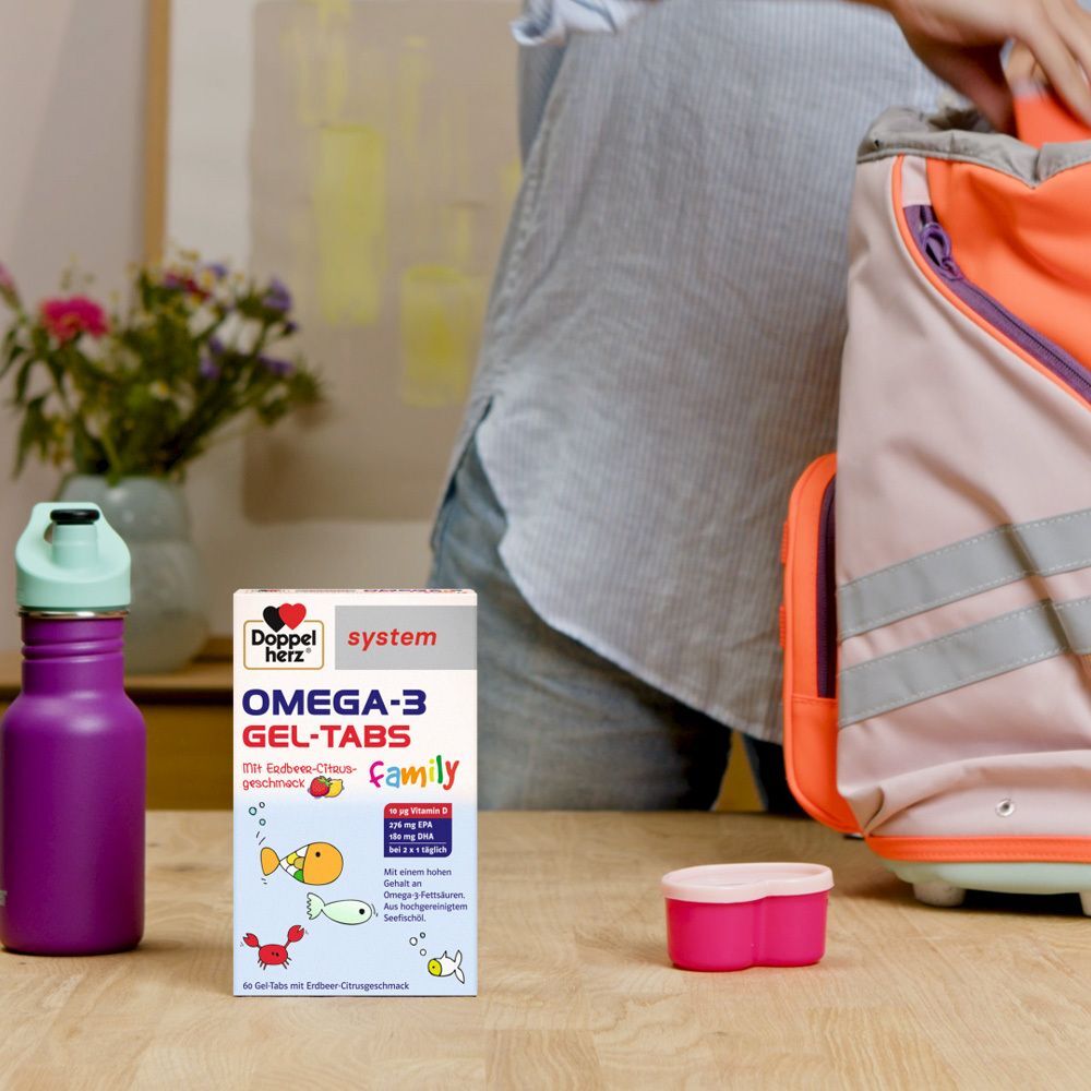 Doppelherz® system Doppelherz Omega-3 Gel-Tabs family Erdb.Cit.system 120 St Kautabletten