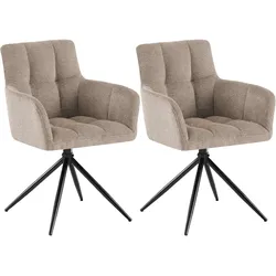 2er Set Esszimmerstuhl Jonah Stoff