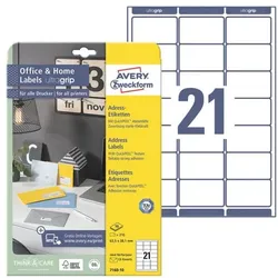Avery Zweckform 210er-Pack Adressetiketten »Ultragrip 7160-10«