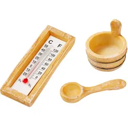 Miniatur "Sauna-Zubehör", 3-teilig