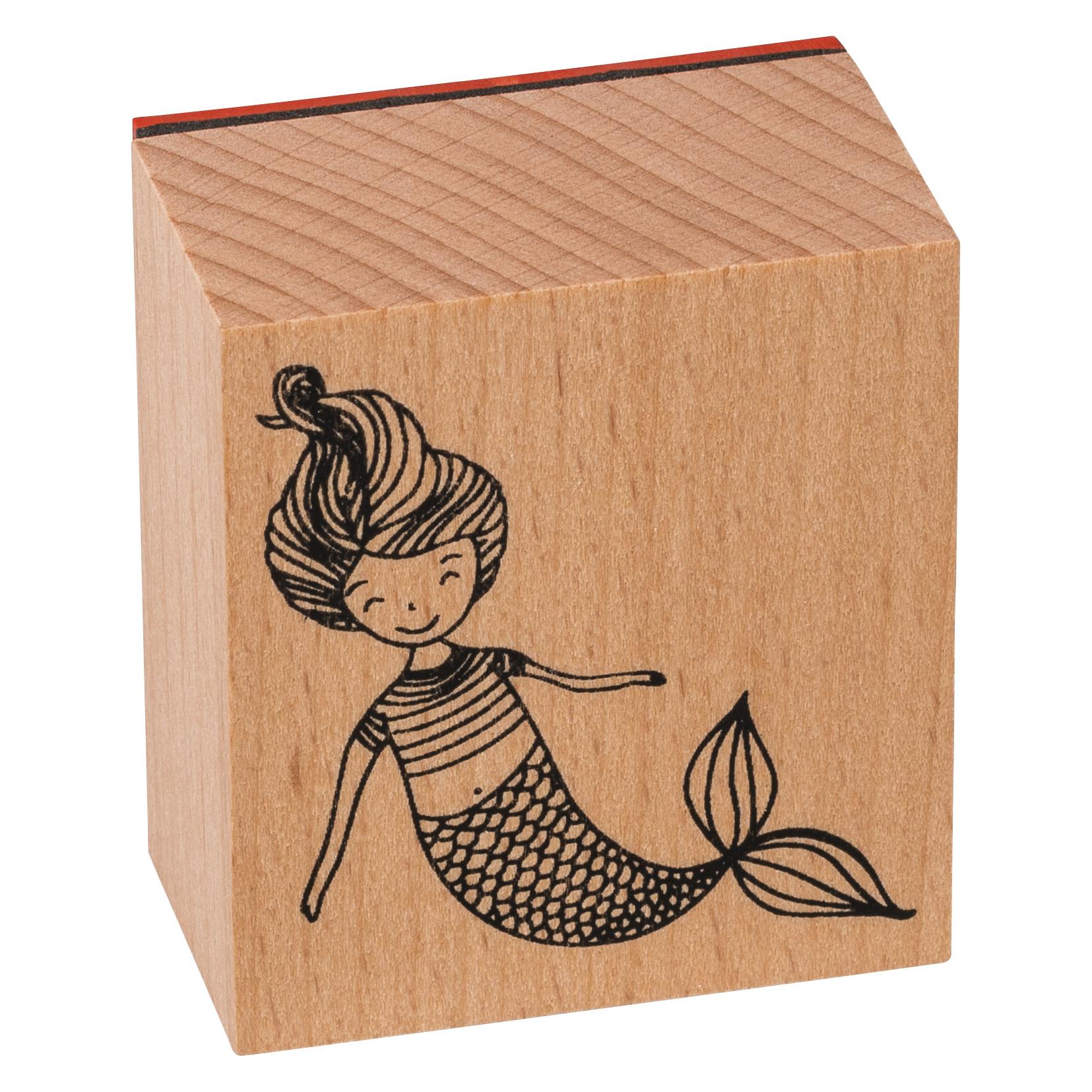 Heyda Stempel-Set Mermaid 12x10x3cm 204888678 braun 10-teilig (204888678)