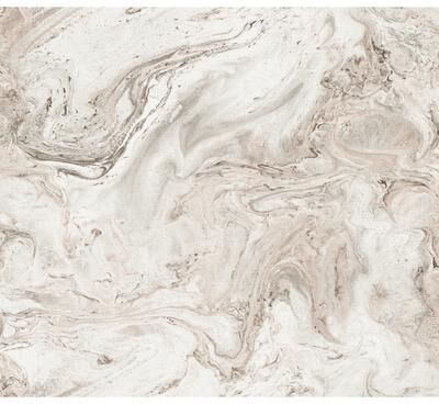 York Wallcoverings Clay and Taupe Oil and Marble Peel and Stick Wallpaper