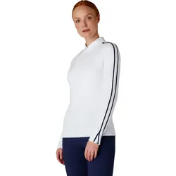 Callaway Pullover Striped Neck, weiss