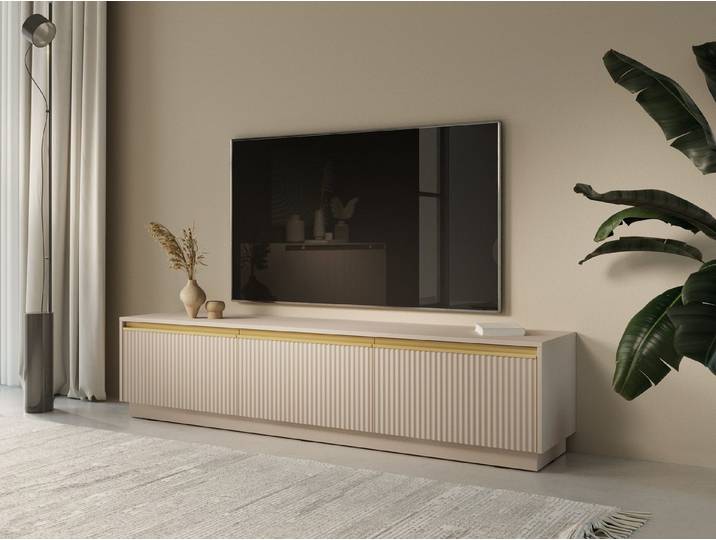 MOEBLO TV-Board Delu 180 (Eleganz und Vielseitigkeit für Ihr Wohnzimmer, stehend oder hängend, Lowboard Fernsehtisch TV-Bank TV Tisch Fernseher Tisch TV Möbel), (BxHxT):180x42x39 cm