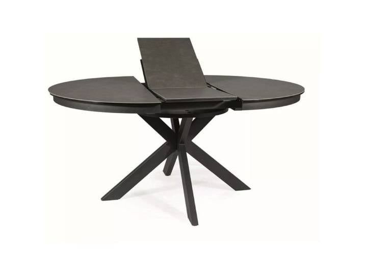 Table extensible en céramique - Gamme Porto - 120 à 160 cm - Gris foncé
