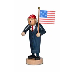 KWO Erzgebirge Räuchermann Präsident Höhe 28 cm