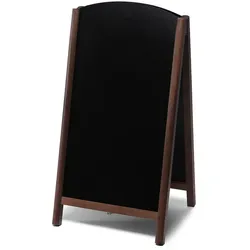 Kundenstopper Tafel Holz Fast Switch Dunkelbraun (68x120)