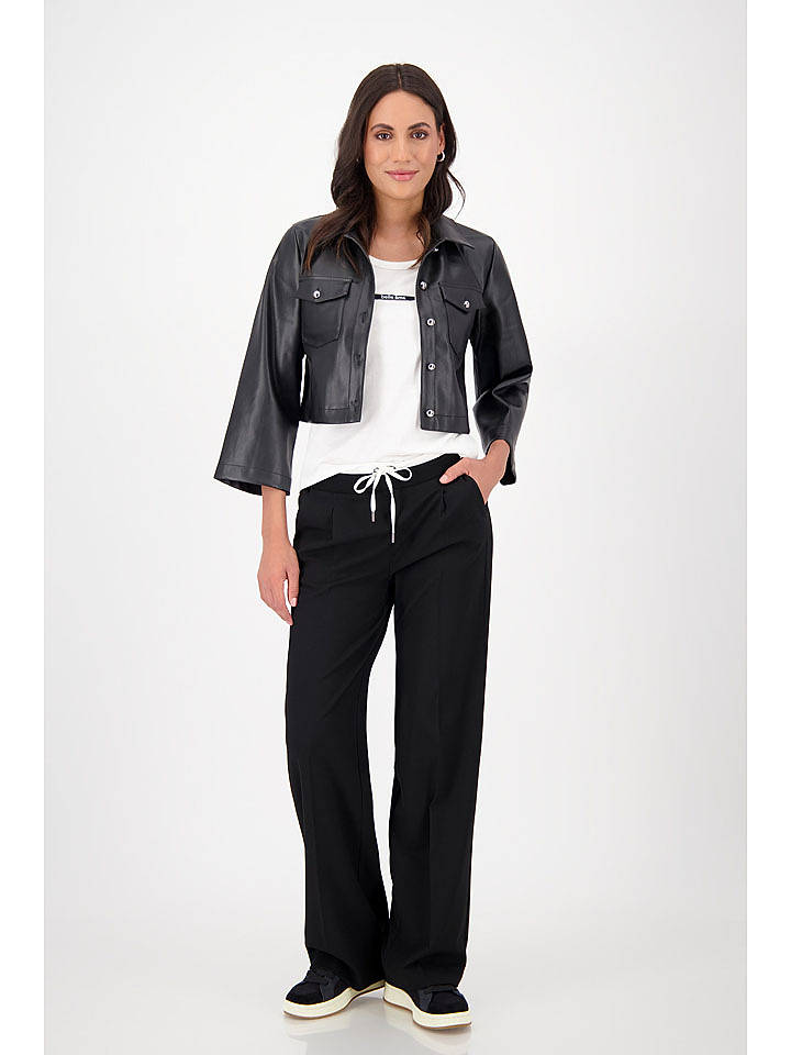 monari Kunstlederjacke in Schwarz - 36
