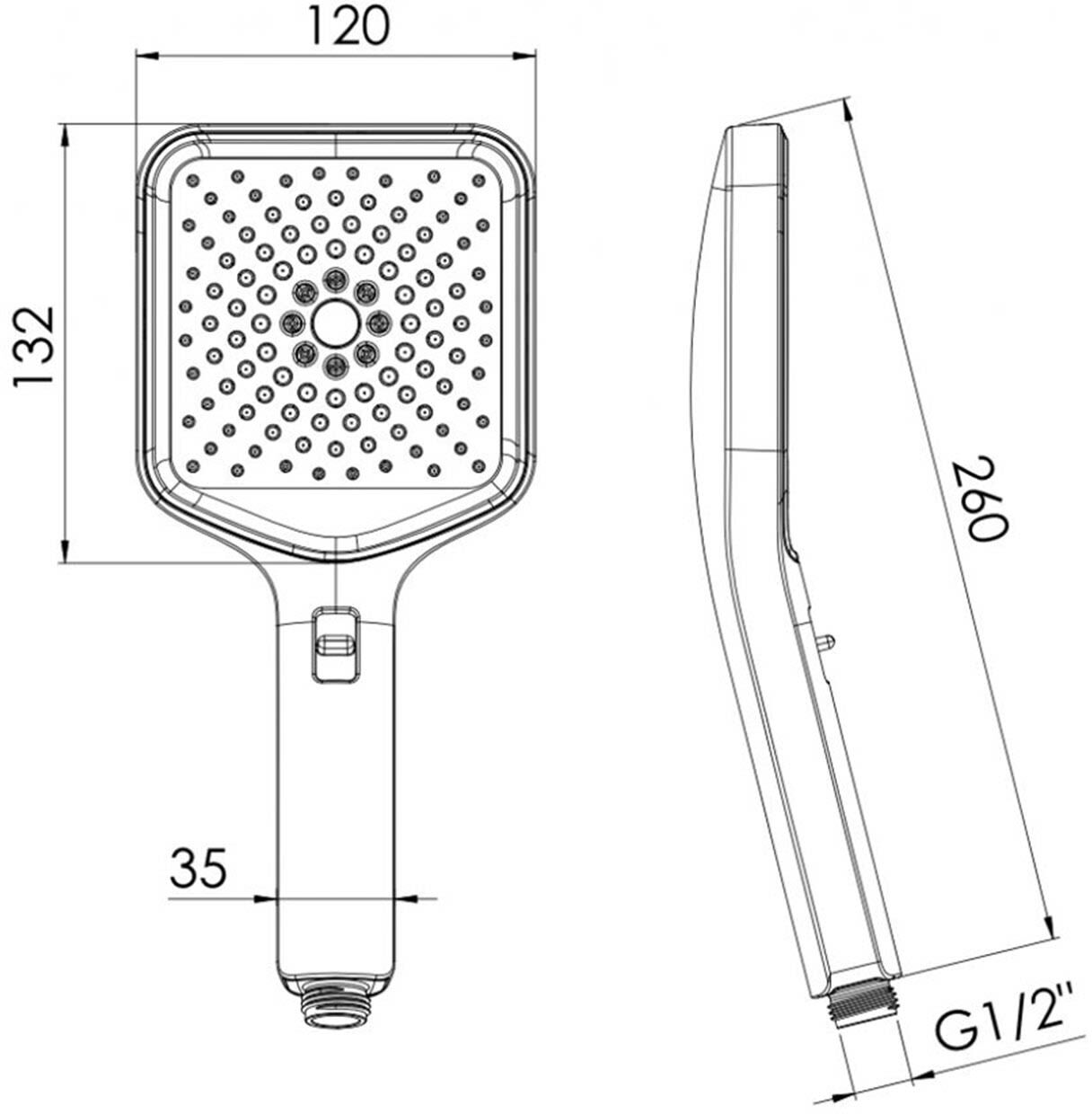 Steinberg Handbrause, Badarmaturen, 099 9625,