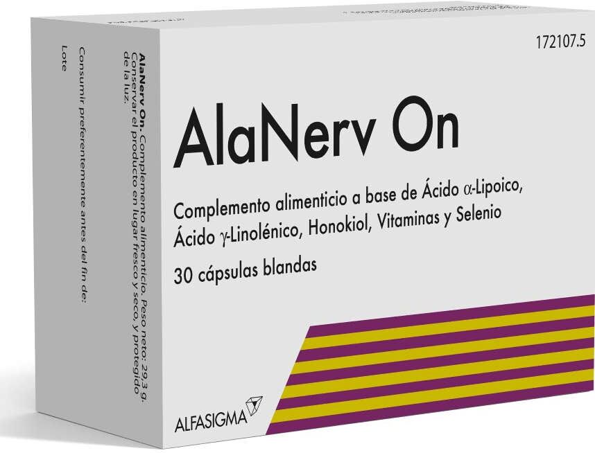 ALAON AlaNerv On 30 cápsulas blandas