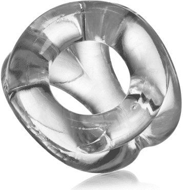Oxballs Tri-Sport - Versatile 3-Ring Cocksling - Clear