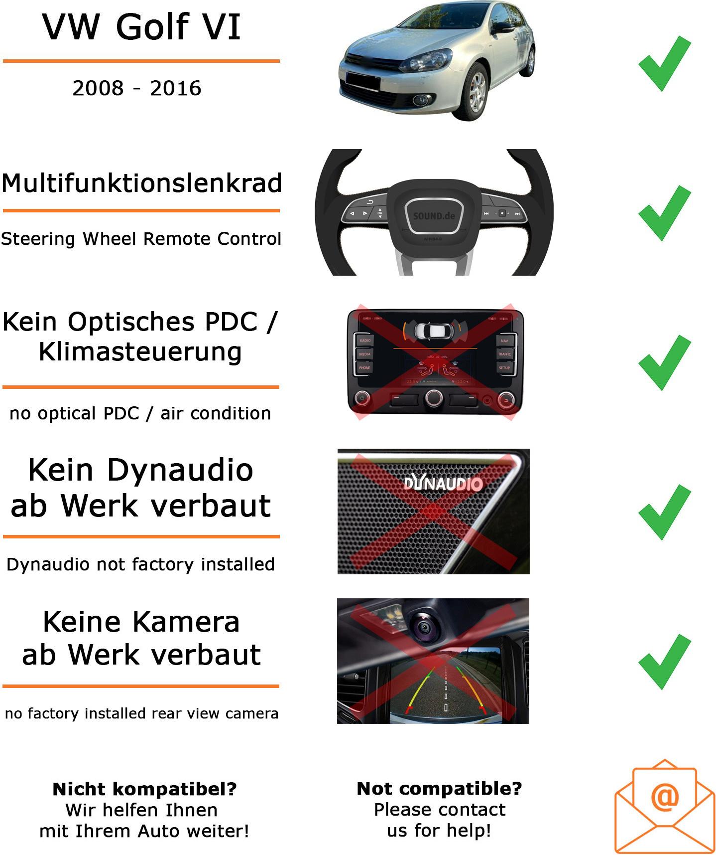 Autoradio Einbaupaket Alpine iLX-705D passend für Golf VI + Lenkradfernbedienung | Wireless Apple CarPlay Wireless Android Auto