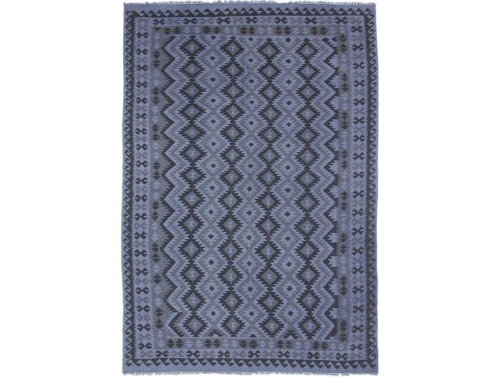 Kelim Afghan Chromatic Teppich 200x290 Handgewebt Orientteppich Wolle