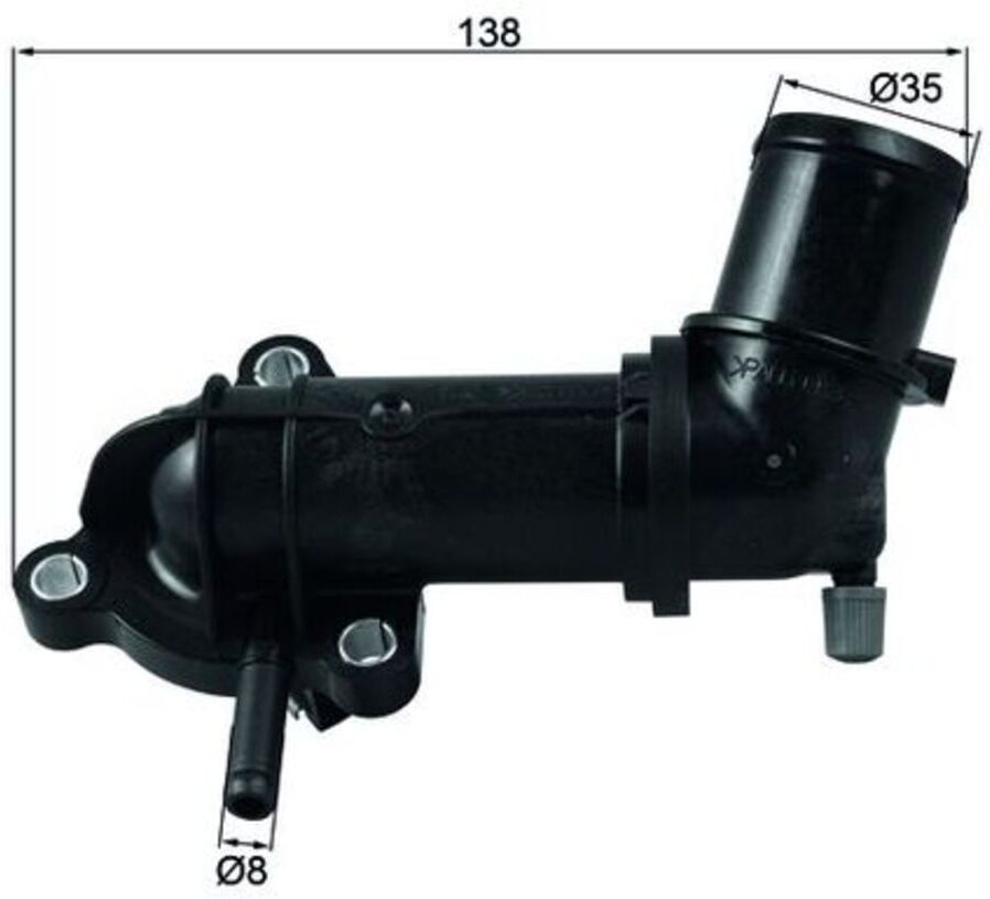 Thermostat, Kühlmittel MAHLE TI 245 88
