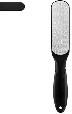 Inspired Finds Professional Double Sided Foot File Rasp For Smooth Heels And Callus Removal black