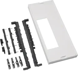 Hager UE41B3N Baustein, universN, 600x250mm, für 4 NH00-Leisten auf Sammelschienensystem 60mm