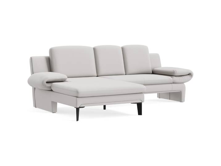 Stilvolles Ecksofa Astra Stoff cream B 321 cm T 168 cm - Farbe: Touch - 811 cream - Möbel Konfigurator: Traummöbel individuell zusammenstellen -